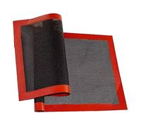 Jeffergarden Tappetino da Forno in Silicone 12x16 Pollici, Teglia da Forno in Fibra di Vetro Perforata per Biscotti, Pizza e Pasticcini, per i Panettieri Domestici