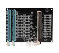 Jeffergarden Tester a Doppia Slot AGP PCIE per la Scheda Grafica con Indicatori a LED per la Diagnosi della Scheda Video e la Riparazione del Computer