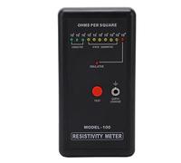 Jeffergarden Tester di Resistenza Superficiale, Materiale ABS, Misurazione Accurata della Resistenza, Design Intuitivo, per Professionisti dell'ingegneria e del Controllo qualità