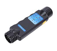 Jeffergarden Tester per Prese per Rimorchio con LED, Involucro in ABS e Perni in Ottone Placcato Argento per Test di Circuiti Automobilistici da 12 V