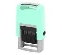 Jeffergarden Timbro della Data in Inglese Automatico Stamping Trasparente Essiccamento Rapido Data Regolabile Stamper con Meccanismo di Impronta Rapida per la Vita Lavorativa dello Studio (GREEN)