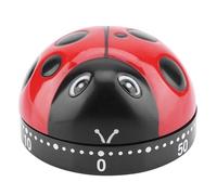 Jeffergarden Coccinella Timer da cucina 60 Minuti Timer Temporizzatore meccanico Wind-Up Timer da cucina