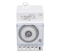 Jeffergarden Timer Meccanico, Timer Ciclo di 24 Ore, Interruttore di Controllo del Tempo Preciso per Impostazioni Industriali, Impostazione Minima di 15 Minuti, Facile da Installare e Utilizzare