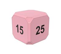 Jeffergarden Timer, Timer Portatile con Display Regolabile, a Risparmio Energetico per Cucinare, Lavorare, Leggere, 6x6x6 Cm, 4 Opzioni di Temporizzazione, Funzione Pausa, CT02 attività Versatile