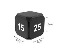 Jeffergarden Timer, Timer Portatile con Display Regolabile, a Risparmio Energetico per Cucinare, Lavorare, Leggere, 6x6x6 Cm, 4 Opzioni di Temporizzazione, Funzione Pausa, CT02 attività Versatile