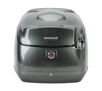 Jeffergarden Top Box 38L ABS Baule Posteriore per Moto con Serratura a Chiave e Piastra di Base Box Portabagagli Universale per Scooter Elettrici Viaggi Pendolari Quotidiani (Di)