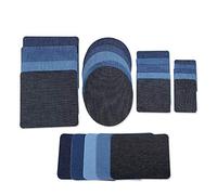 Jeffergarden Toppe Termoadesive per Riparazione di Tessuti, 25 Pezzi, Adesivo Hot Melt per Borse, Camicie di Jeans, Impermeabili e Facili da Usare