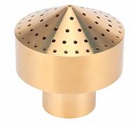 Jeffergarden Ugello per Fontana, Testina di Spruzzo d'Acqua in Ottone, Decorazione per Giardino e Laghetto, Dimensione 1 Pollice 32 Mm Adatto a Varie Fontane e Paesaggi (Denti Interni da 1 Pollice