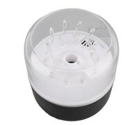 Jeffergarden Umidificatore da Tavolo, Diffusore di Fragranze Luminose a 7 Colori con Funzione Timer e Nebulizzazione Verticale per Ufficio Domestico, Alimentato Tramite USB (BLACK)