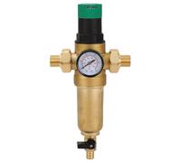 Jeffergarden Valvola di Regolazione della Pressione Dell'acqua in Ottone con Filtro in Acciaio Inossidabile Campo di Regolazione 1-6 Bar per la Protezione Dell'impianto Idraulico Domestico (3/4