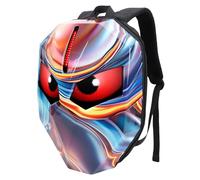 Jeffergarden Zaino LED, Guscio Rigido 3D con Schermo Programmabile per Immagini di Animazione di Personalizzato, Materiale PC ABS Impermeabile Antiurto, Grande Capacità per Laptop