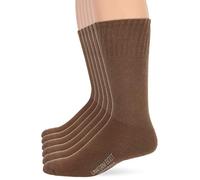Jefferies Socks Men's Military Uniform All Season Rib Top Crew Boot Socks 6 Pack, coyote brown, 10-13/Shoe: 9-12