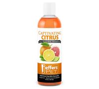 Jeffers Captivation Citrus Pet Shampoo 17 Oz - Grooming senza sapone per cani gatti e cuccioli - Orange & Lime Scent Aloe e Coconut Oil - Sicuro per