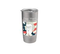 Jefferson 3 luglio 1776 Meme divertente Bicchiere termico in acciaio inox doppia parete