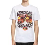 Jefferson Airplane T-Shirt # L Unisex White # Lips