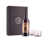 Jefferson Amaro Importante, 700 ml, Amaro Calabrese con Note Agrumate ed Erbacee, Ideale con Bitter e Vermouth, Botaniche Selezionate e Raccolte a Mano, Amaro Confezione Regalo con Bicchieri, 30% Vol.