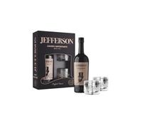 Jefferson Amaro Importante Perfect Serve, Confezione Regalo con 2 Bicchieri Equilibrio,700 ml, 30% Vol.