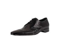 Jeffery West Uomo Scarpe Derby in Pelle, Black