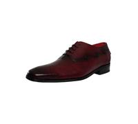 Jeffery West Uomo Scarpe Oxford in pelle, Rosso
