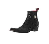 Jeffery West Uomo Sylvian Kala Stivali Chelsea Serpente, Black, 44 EU