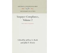 Jeffrey A. Roth Taxpayer Compliance, Volume 2 (Copertina rigida)