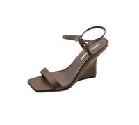Jeffrey Campbell Scarpe Donna Kassandra Brown Satin Tacco 10 PE26