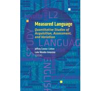 Jeffrey Connor-Linton Measured Language (Tascabile)