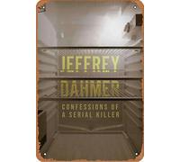 Jeffrey Dahmer: Confessions of a Serial Killer, poster del film retrò in metallo da parete per la casa, decorazione artistica da parete in metallo, per grotte, bar, club, 20,3 x 30,5 cm