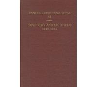 Jeffrey H. Denton Coventry & Lichfield 1215-1256 (Copertina rigida)