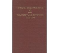 Jeffrey H. Denton Coventry & Lichfield 1215-1256 (Copertina rigida)