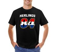 Jeffrey Herlings T-Shirt Custom Design Your Own Short Sleeve Black S