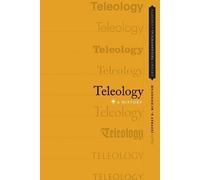 Jeffrey K. McDonough Teleology (Tascabile) Oxford Philosophical Concepts