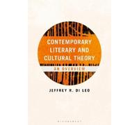 Jeffrey R. Di Leo Contemporary Literary and Cultural Theory (Copertina rigida)