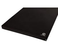 Jeflex - Sport-Fallschutzmatte, 200 x 100 x 8 cm, made in Germany/Gymnastikmatte/Platzsparende Fitness- und Yogamatte/Spielmatte (nero)
