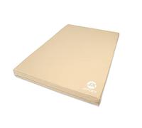 Jeflex - Tappetino da ginnastica beige e tappetino morbido 200 x 100 x 8 cm, prodotto in Germania/salvaspazio e tappetino da yoga, tappetino da gioco per cameretta dei bambini