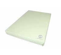 Jeflex - Tappetino da ginnastica verde/grigio e morbido 100 x 70 x 8 cm, prodotto in Germania/salvaspazio e tappetino da yoga, tappetino da gioco per cameretta dei bambini