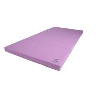 Jeflex - Tappetino morbido pieghevole viola e tappetino da ginnastica 200 x 100 x 8 cm, prodotto in Germania/tappetino da ginnastica pieghevole/tappetino fitness salvaspazio e tappetino da yoga