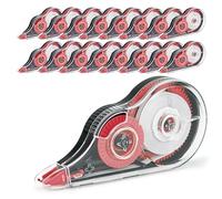JEFURE Bianchetto a Nastro, 16 Pezzi, 12 m x 5 mm, Rosso