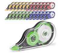 JEFURE Bianchetto a Nastro, 24 Pezzi, 12 m x 5 mm, 4 Colori