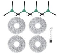 Jegehoyo Kit di accessori per iRobot Roomba Plus 405 Combo / 505 Combo Aspirapolvere Accessori di ricambio, 4 Panni mop, 4 Spazzole laterali, 1 Spazzola per la Pulizia