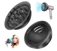Jegehoyo Nuovo diffusore di capelli aggiornato per Dyson Supersonic serie asciugacapelli, diffusore capelli ricci diffusore asciugacapelli per Dyson phon HD01 HD02 HD03 HD04 HD05 HD07 HD08 HD14 HD15,