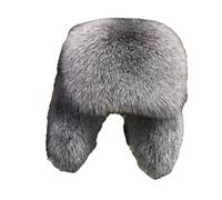 Jegsnoe Cappello di Pelliccia Cappello Bomber Russo Cappello da Uomo Colbacco Cappello Invernale con Orecchio Cappello Berretto di Pelliccia