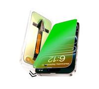 jehezkel Pellicola protettiva privacy per iPhone 17 [installazione automatica della polvere] in vetro temperato da 6,5 pollici, copertura completa, anti luce blu, anti spia, senza bolle, colore verde