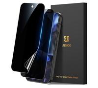 JEHOO 2 Pezzi per Google Pixel 9 Pro TPU Privacy Pellicola Protettiva, Supporta il riconoscimento delle impronte digitali, Anti-Spia, Senza Bolle Copertura Completa Protezione Schermo TPU Film