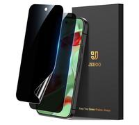 JEHOO 2 Pezzi per Google Pixel 9 Pro XL TPU Privacy Pellicola Protettiva, Supporta il riconoscimento delle impronte digitali, Anti-Spia, Senza Bolle Copertura Completa Protezione Schermo TPU Film