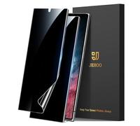 JEHOO 2 Pezzi per Samsung Galaxy S22 Ultra TPU Privacy Pellicola Protettiva, Supporta il riconoscimento delle impronte digitali, Anti-Spia, Senza Bolle Copertura Completa Protezione Schermo TPU Film 1