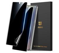 JEHOO 2 Pezzi Privacy Pellicola Protettiva per Samsung Galaxy S25 Ultra, Supporta il riconoscimento delle impronte digitali, Anti-Spia, Senza Bolle Copertura Completa Protezione Schermo TPU Film