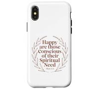 Jehovah's Witness 2026 Year Text Happy Spiritual JW ORG JW Custodia per iPhone X/XS