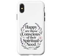 Jehovah's Witness 2026 Year Text Happy Spiritual JW ORG JW Custodia per iPhone X/XS