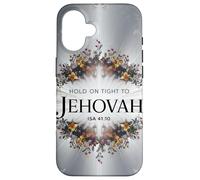 Jehovah's Witness Isaiah 41:10 JW.ORG JW Scripture Quote Custodia per iPhone 16